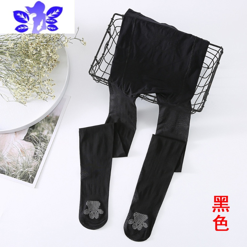 Ideamini大码猫爪丝袜女薄款夏季光腿器加大胖mm肤色超薄连裤袜