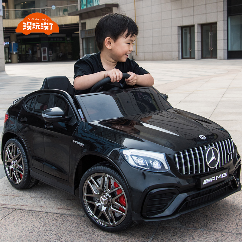 奔驰儿童电动车四轮汽车遥控玩具车可坐人小孩婴儿带摇摆宝宝童车