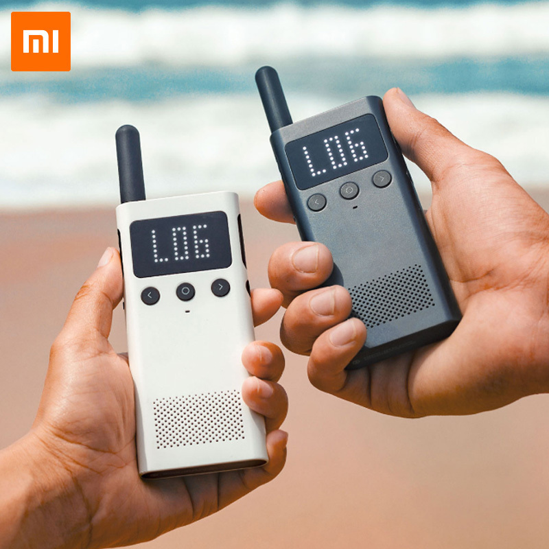 小米米家对讲机1s手持民用大功率超薄迷你远距离户外出游手台蓝色