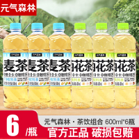 元气森林麦茶菊花茶0咖啡因600ml*6瓶无糖植物饮料