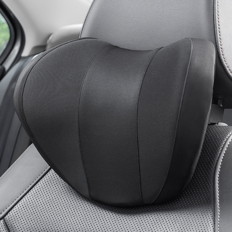 汽车记忆棉头枕护颈枕车用座椅闪电客枕头靠腰车载护颈枕一对装车内