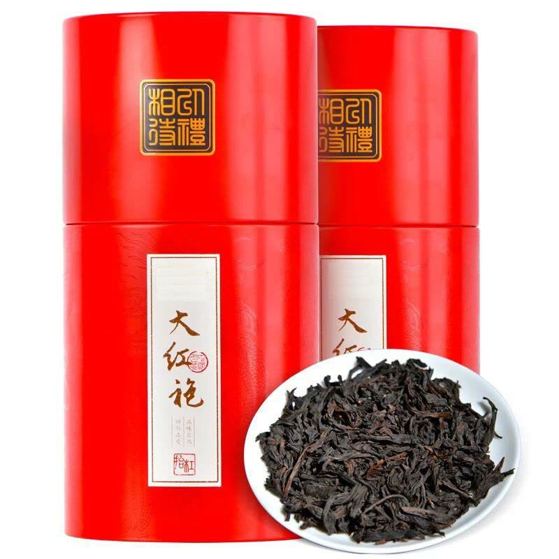 八闽东华乌龙茶茶叶 大红袍茶叶礼盒装400g罐装岩茶肉桂乌龙茶图片