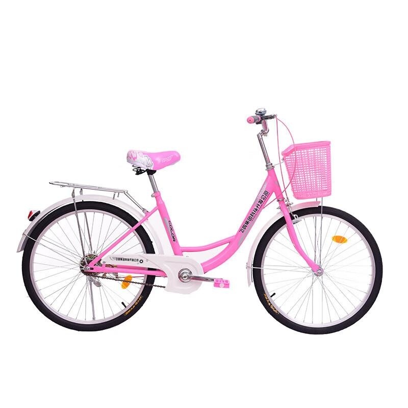 24 26寸成人变速自行车轻便通勤免充气实心胎中学生单车高清大图