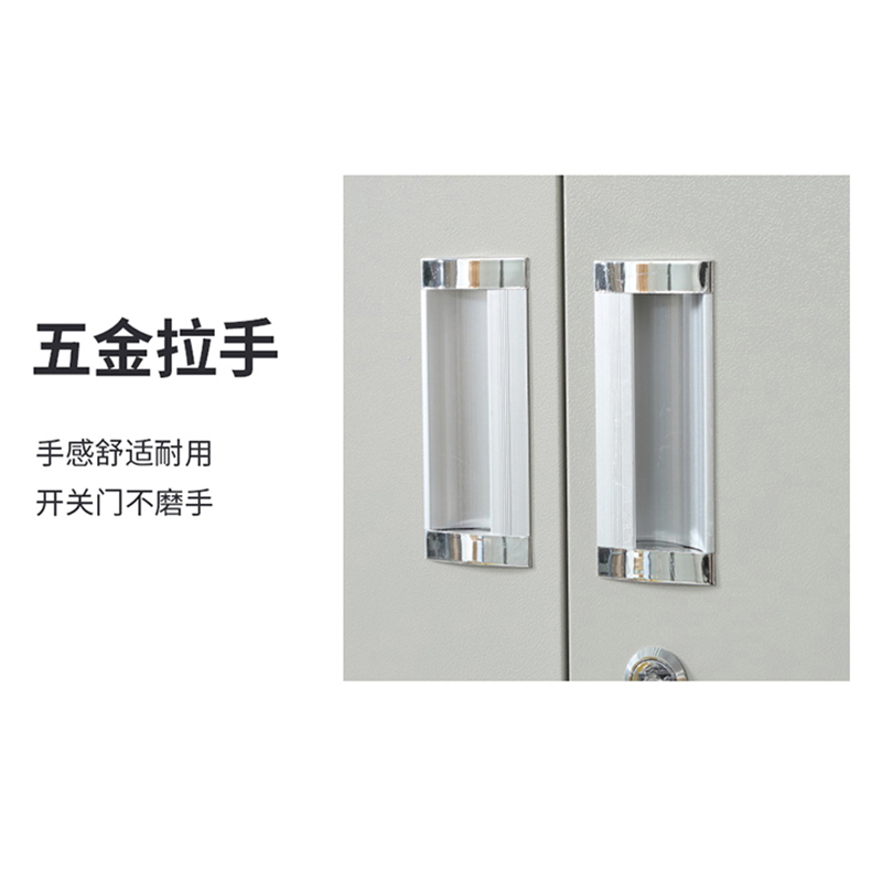 星岛文件柜钢制铁皮柜资料档案柜员工储物更衣柜子凭证带锁柜中二斗铁柜