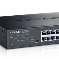 TP-LINK 24口SG1024DT机架式全千兆交换机网络监控tplink个网吧VLAN汇聚Web管理