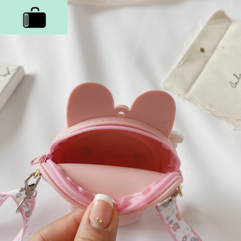 日韩女包新款学生可爱卡通零钱包情侣少女斜挎背包潮牌儿童包包NEWLAKE高清大图