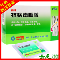丽珠 抗病毒颗粒 10袋 风热感冒 流感 上呼吸道感染