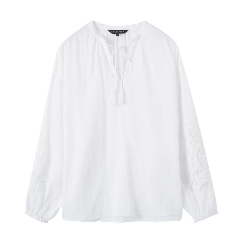 拉夏贝尔镂空心机衬衫设计感仙女夏洋气流苏气质衬衣百搭