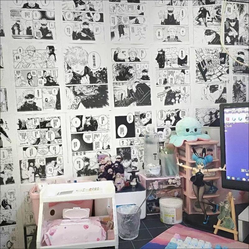 二次元动漫海报墙贴东京复仇者墙纸电锯人贴纸进击的巨人漫画壁纸
