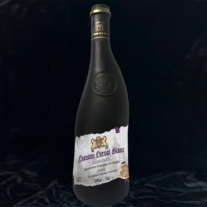 白马歌德系列干红葡萄酒 复古歪脖子橡木桶陈酿红酒 750ml/瓶高清大图
