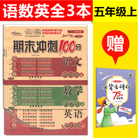 2018正版 小学期末冲刺100分完全试卷 语文+数学+英语 五年级上 套装3本 5年级上册 人教版 小学生同步练习卷期