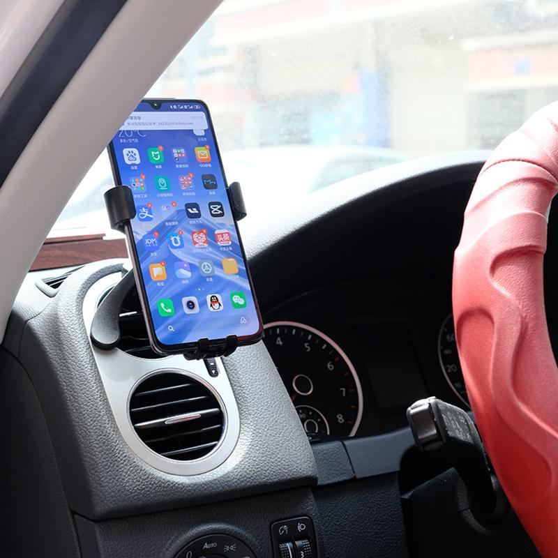 火豹车载支架大众途观专用手机支架圆形出风口汽车支架空调口导航支撑