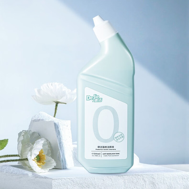德洁(DeJie)家居清洁用品强效洁厕液500ml*2瓶高清大图