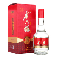 金六福 金典15 白酒 50度 475ml*6瓶 箱装 浓香型白酒 高度白酒