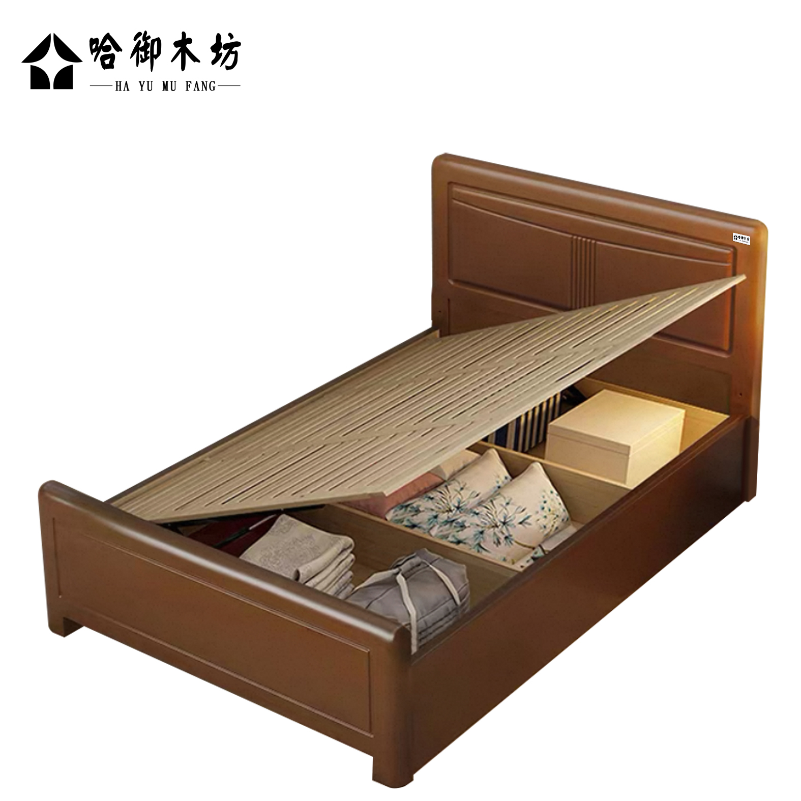 哈御木坊可定制箱体床1000*2000*400mm/张高清大图