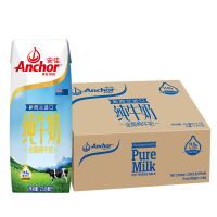 安佳(Anchor)全脂纯牛奶 250ml*24盒/整箱 新西兰进口