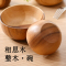 达乐丰相思整木碗无漆实木家用防烫隔热耐摔适合宝宝端拿进口原木整木挖制