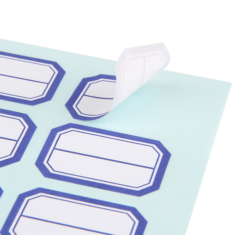 得力deli7190记号标贴不干胶标签格子标签纸签名贴纸蓝色口取纸分类