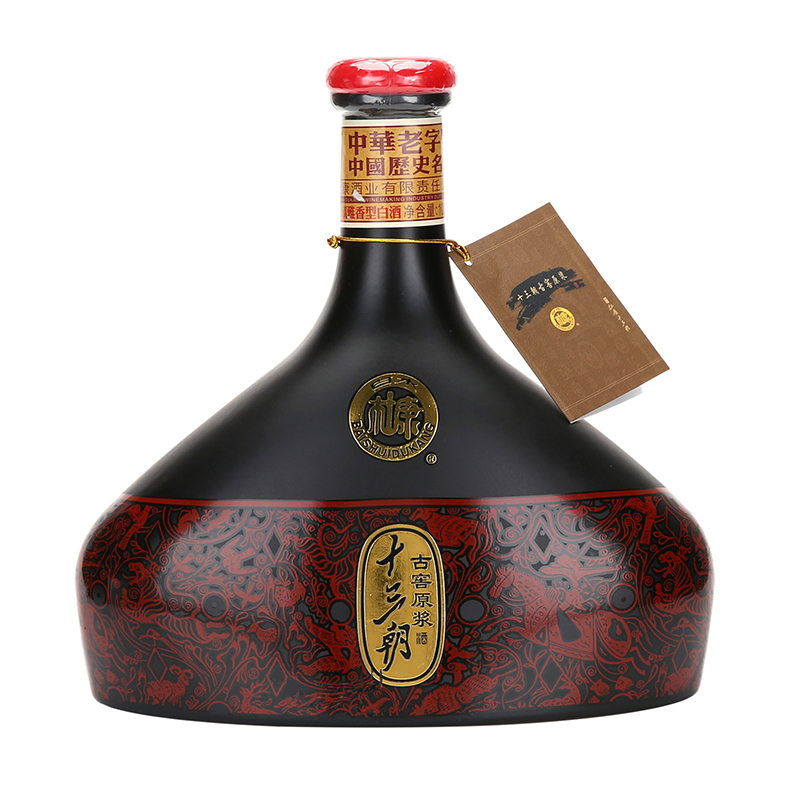 白水杜康十三朝大汉雄风45度1000ml礼盒装清雅香型白酒