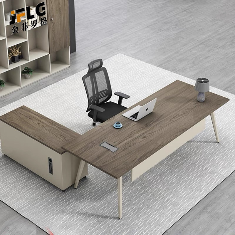 金菲罗格主管办公桌办公柜桌椅组合12米单张桌子