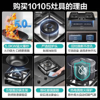 华帝(VATTI)燃气灶i10301家用天然气大火力灶具台嵌两用5.2kW宽域匀火调节可拆卸炉头一级能效易清洁