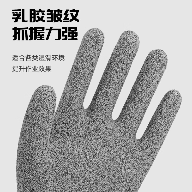 星宇XING YU防割耐磨损劳保手套超柔舒适专业防护手部安全设计高清大图