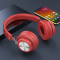联想(Lenovo)头戴蓝牙耳机 BT410红色无线蓝牙5.0 隔音降噪超长12小时续航 苹果华为小米VIVO手机通用