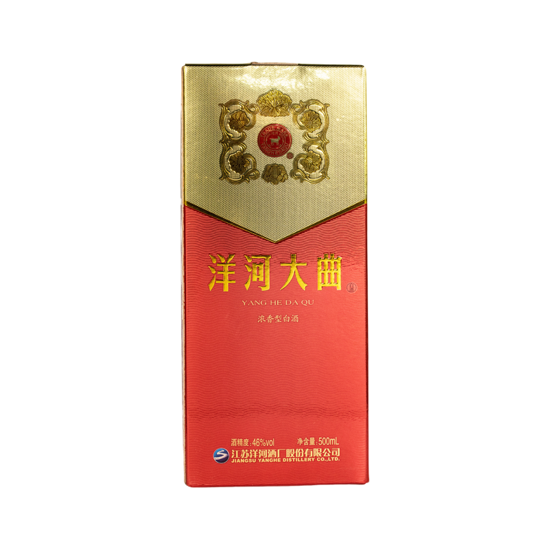 洋河 洋河大曲 46度500ml*2 浓香型白酒(送手提袋)