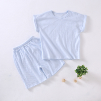 [苏宁自营]宝宝夏装衣服宝宝短袖套装男女童短袖T恤短裤套装2019新款夏薄款