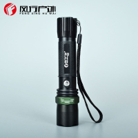 风行户外Q5强光手电筒旋转变焦LED远射18650充电家用骑行