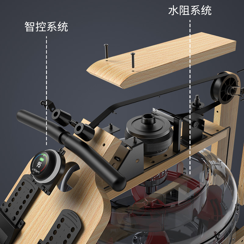 YESOUL野小兽 R40S 划船机(单位:台)黑色