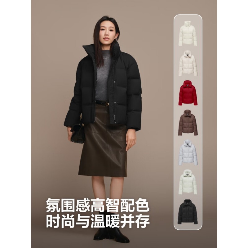 波司登(BoSiDeng) 25新款90鹅绒羽绒服女款高清大图