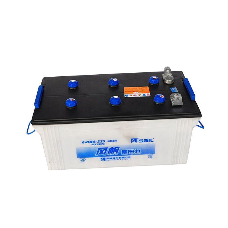 风帆 蓄电池 6-CQA-225 12V 225AH 适配船舶 游轮 工程机械 发电机 (不含电解液 圆头或扁头)高清大图