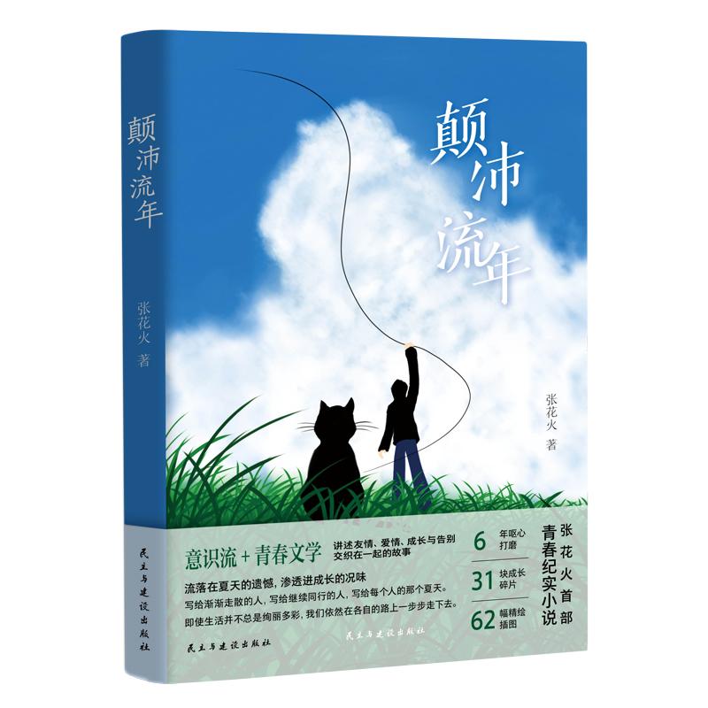 [正版] 颠沛流年 张花火 大学生校园青春文学小说 现当代文学散文青春文学随笔真实故事书籍 考研工作人生哲理哲学励志高清大图
