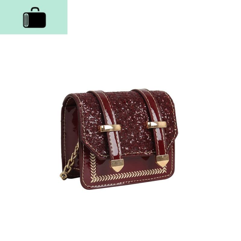 迷你儿童小包包韩版时尚女童潮包公主斜挎包亮片链条包洋气小挎包NEW LAKE女斜挎包图片