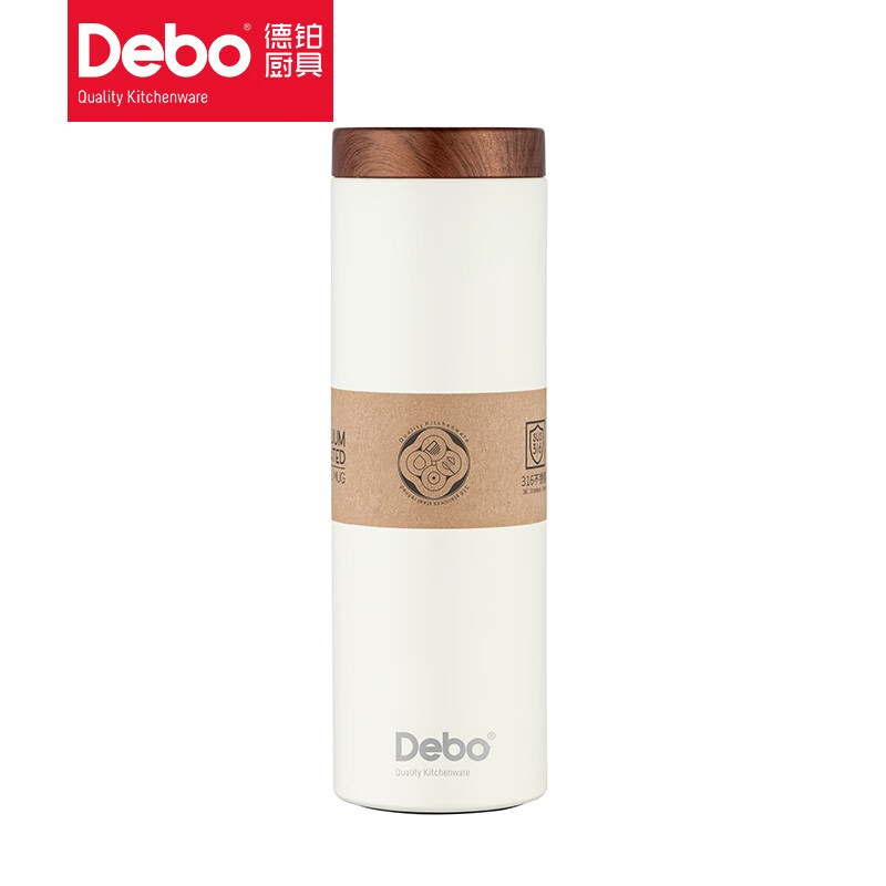 Debo德铂 斯凯立316不锈钢保温杯车载杯 DEP-853 白色高清大图