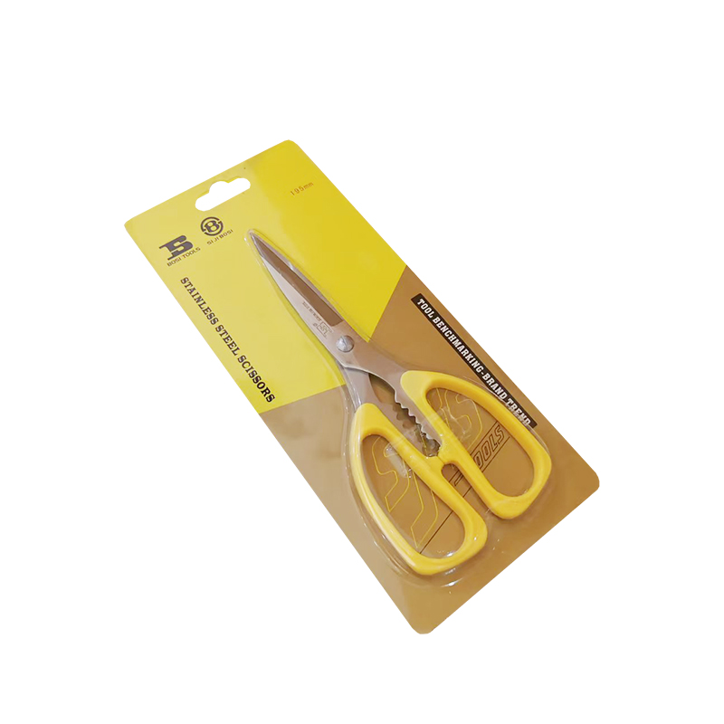 波斯(BOSI)不锈钢剪刀(195mm)把高清大图