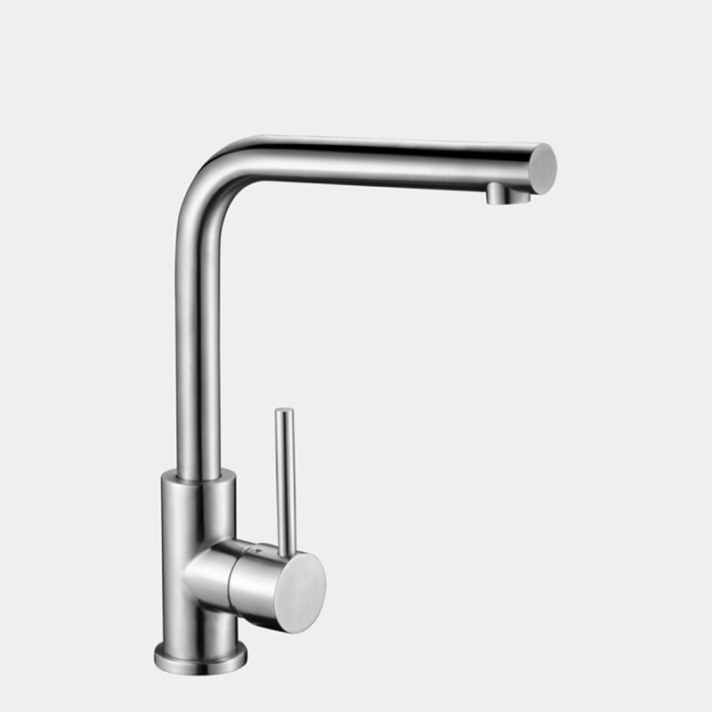 欧琳(OULIN)厨房龙头CFX008 不锈钢冷热洗菜盆水龙头 360度旋转健康水槽龙头 厨用龙头