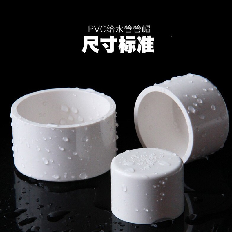 联益(LUEN YICK) pvc管帽头闷头盖子管头6分 25mm pvc塑料给水管件管道配件 10个装高清大图