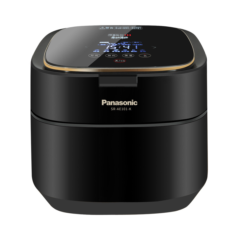 松下(Panasonic)饭之舞压力IH电饭煲SR-AE101-K日本家用进口内胆3L电饭锅3-4-6人