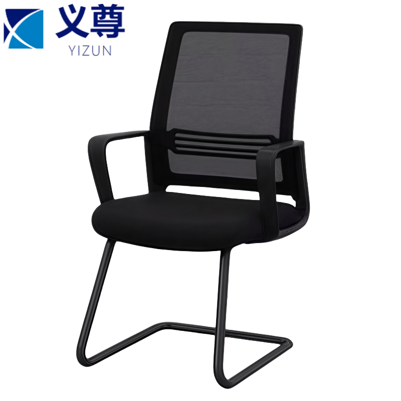 义尊 办公椅 弓形 把高清大图