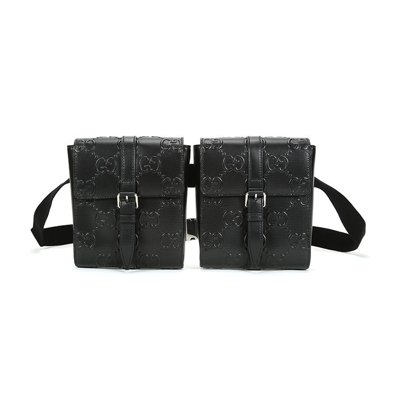 gucci 古驰 男士皮革胸包斜挎包腰包 631339 1w3cn