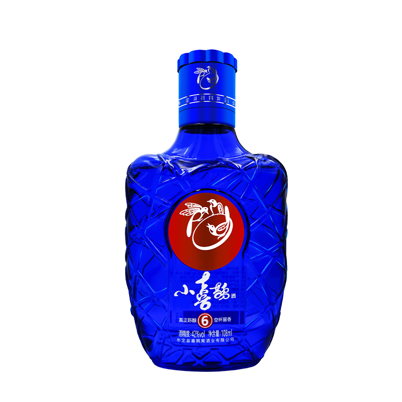 喜鹊窝小喜鹊白酒108ml瓶小曲固态纯粮酿造白酒视频