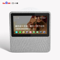 【送高清膜+一年视频会员】小度在家1C 百度智能硬件 新一代带屏智能音箱 WiFi/蓝牙音响 海量资源 儿童模式 经典灰