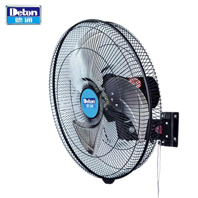 德通(deton)cf-50w 工业风扇商用挂墙式壁挂扇220v可摇头办公室商场风扇高清大图