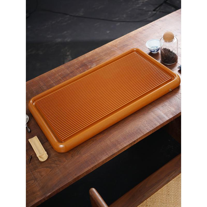 电木茶盘德国家用套装简约功夫茶具实木茶海电胶木大小号排水茶台