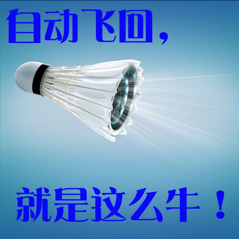 单人羽毛球训练器一个人的羽毛球 线控单人练习 自动飞回旋羽毛球