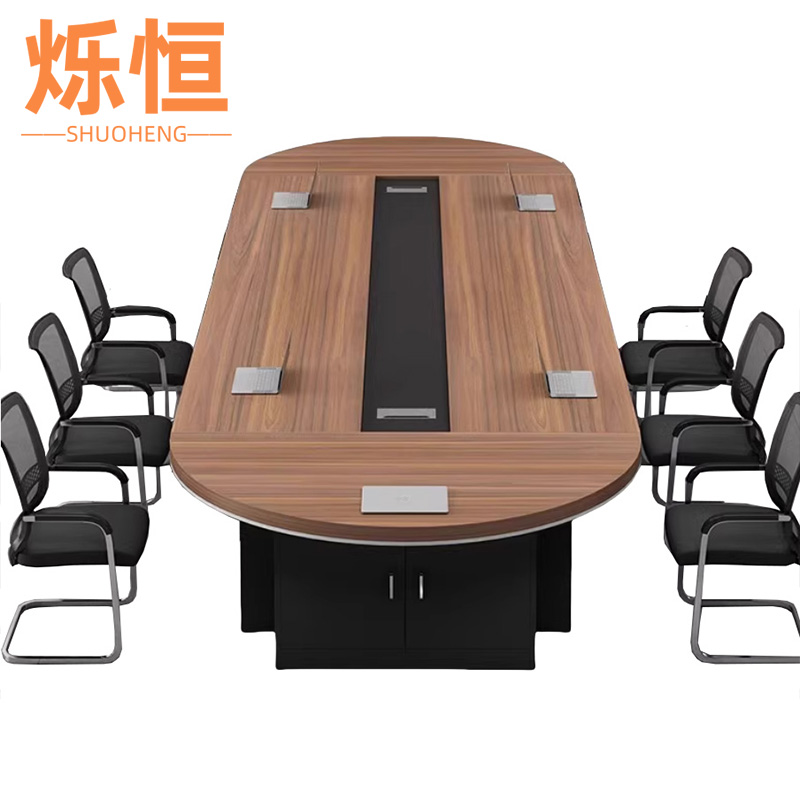 烁恒洽谈桌160*60*75cm张高清大图