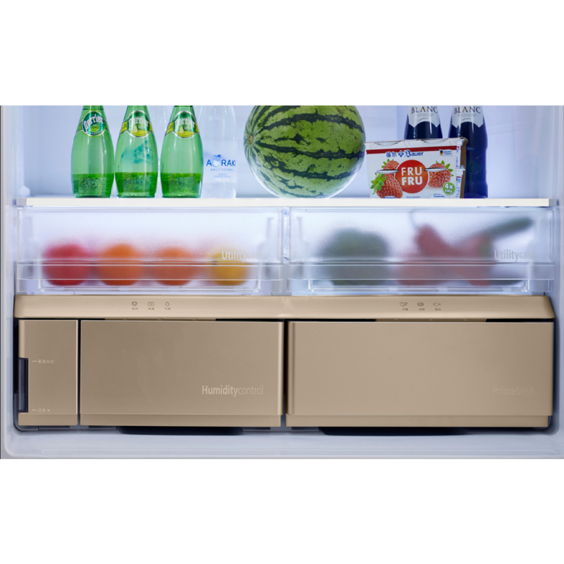 松下panasonicnrw621tgxn法式多门618升冰箱干湿分储健康新鲜自动制冰