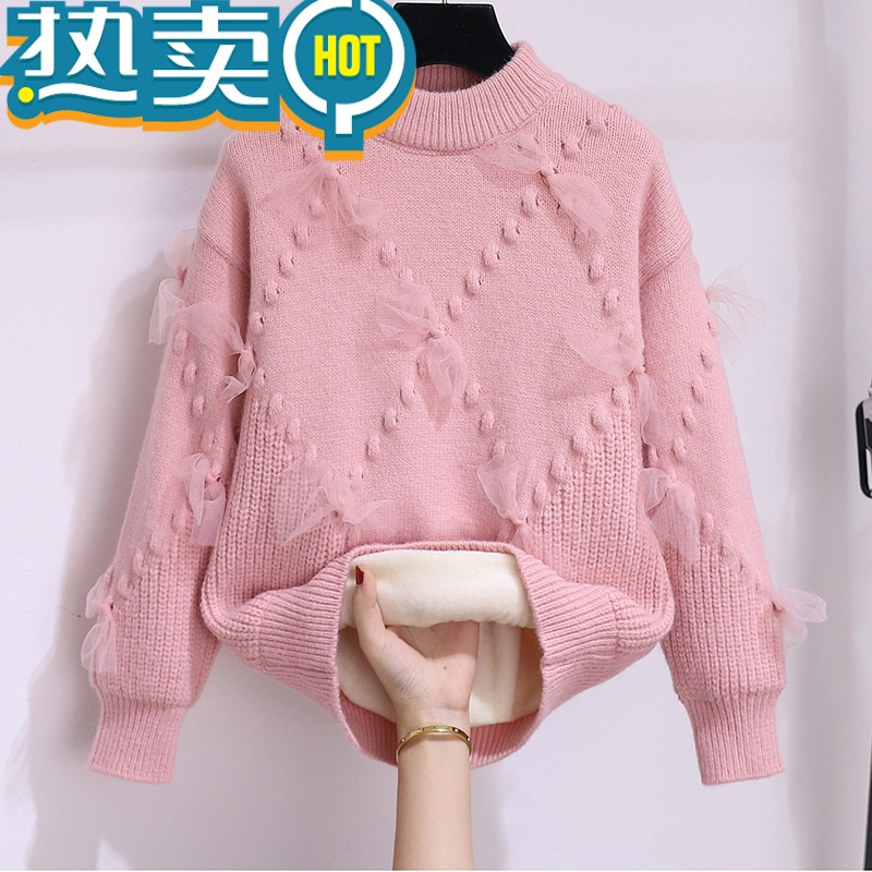 绿彩虹光婴童毛衣针织衫